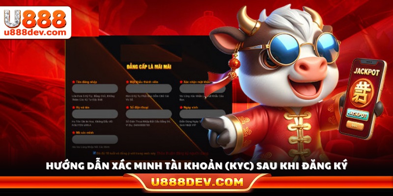 Các bước xác minh danh tính để kích hoạt tài khoản