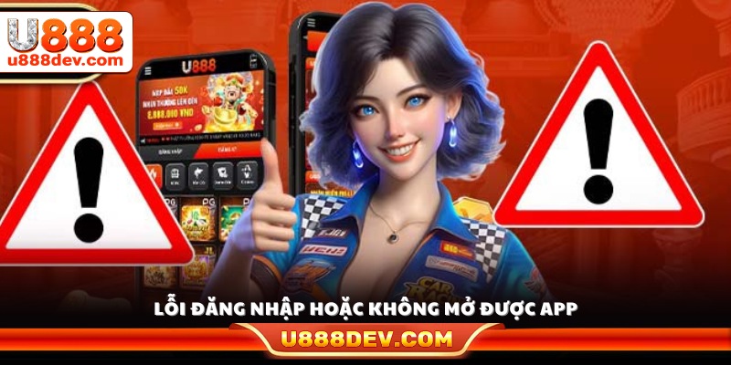 Không đăng nhập hoặc không mở được ứng dụng